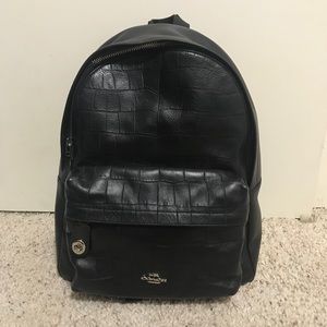 Authentic Coach Leather Backpack